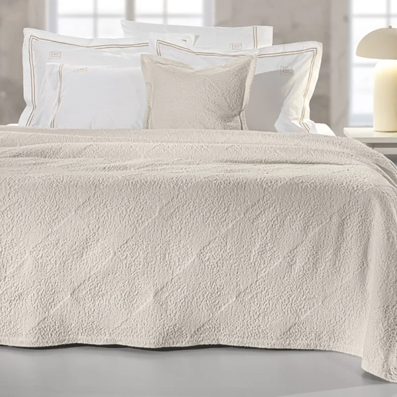 Κουβερτόριο King Size 260X250 Guy Laroche Portobello Ecru (260x250)