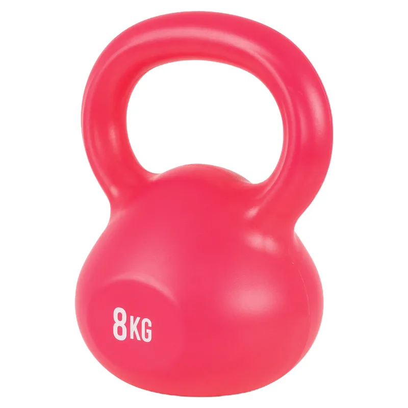 Kettlebell Plastic 8kg Ροζ