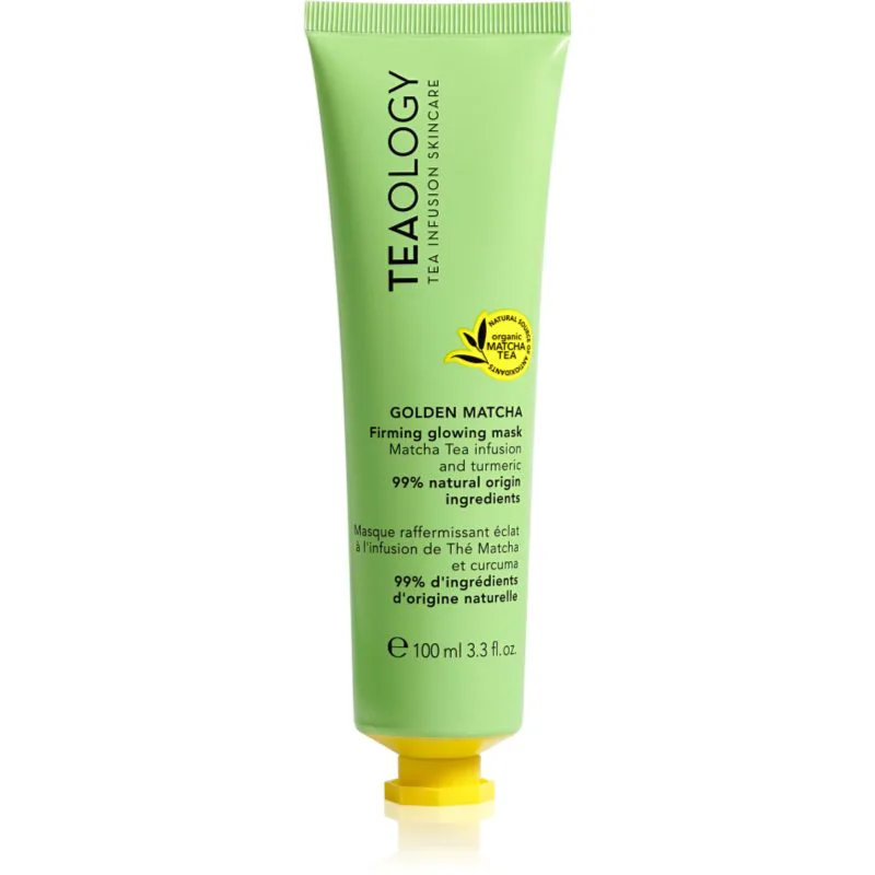 Teaology Cleansing Golden Matcha Firming Glowing Mask ενυδατική μάσκα για πολύ ξηρή επιδερμίδα 100 ml