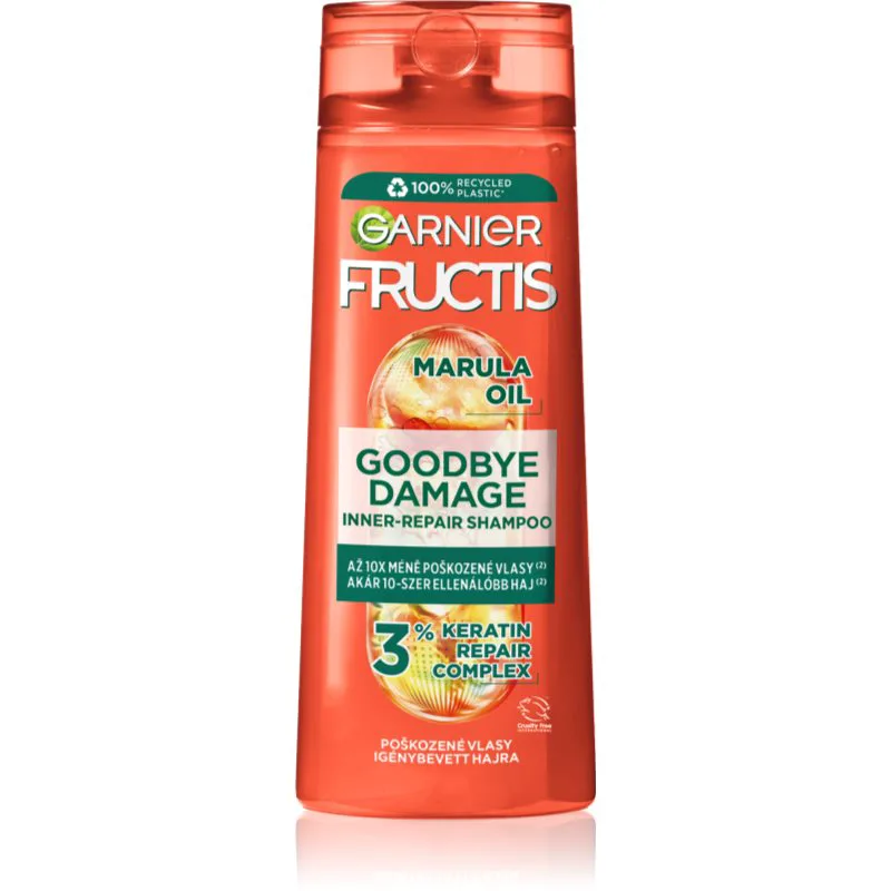 Garnier Fructis Goodbye Damage δυναμωτικό σαμπουάν για κατεστραμμένα μαλλιά 250 ml