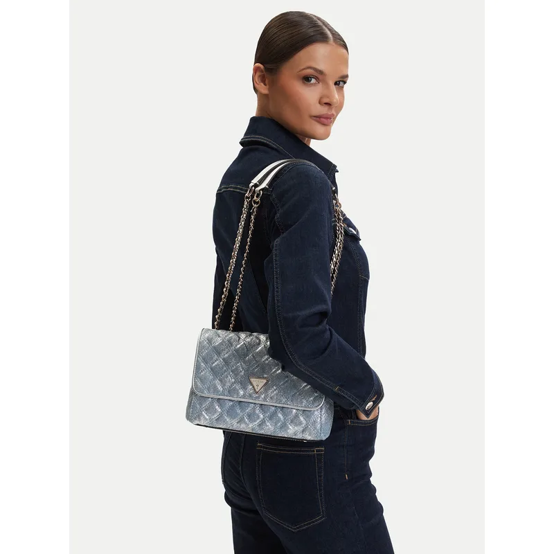 Τσάντα Guess Giully II HWDG96 73200 Μπλε