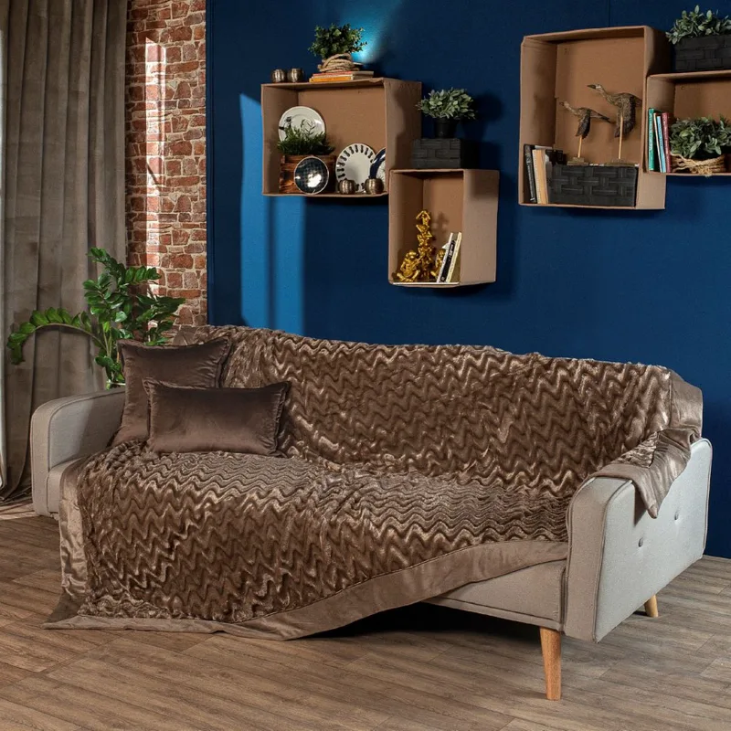 Κουβέρτα Καναπέ 220X240 Teoran Stripe 03 (220x240)