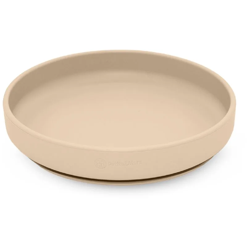 Petite&Mars Take&Match Silicone Plate πιάτο με βεντούζα Desert Sand 6 m+ 1 τμχ