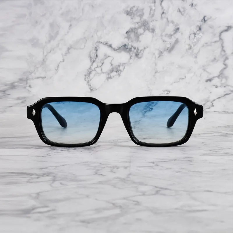 AXEL 21EP2 - AXEL - BLACK - GRADIENT BLUE Sunglasses | Black | Gradient Blue Shades | Explicit Poets Sunglasses