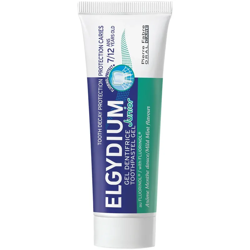 Elgydium Junior Mild Mint Toothpaste Οδοντόκρεμα για Παιδιά Ηλικίας 7 Έως 12 Ετών που Προστατεύει από την Τερηδόνα με Γεύση Μέντα 50ml