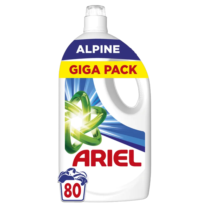 Ariel Alpine Υγρό Πλυντηρίου Ρούχων 80μεζούρες