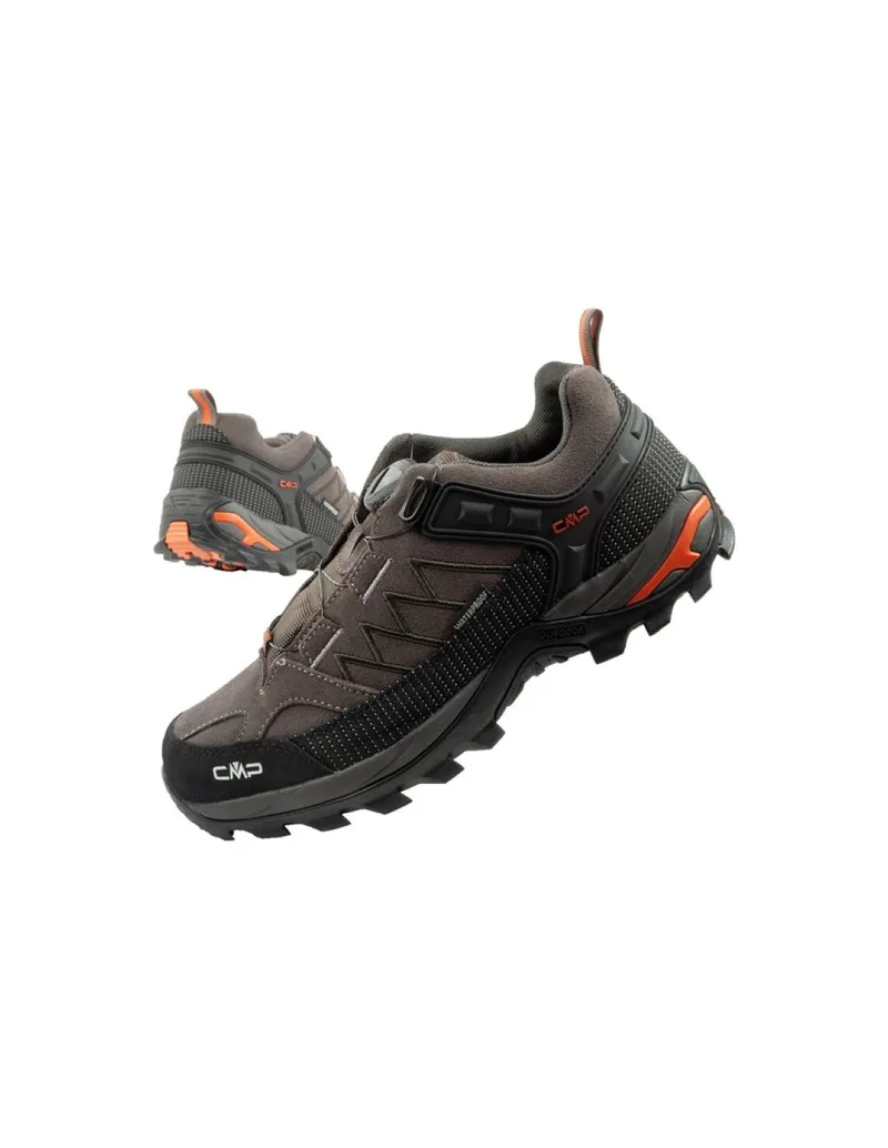 CMP Rigel men's waterproof trekking sports shoes FITGO leather