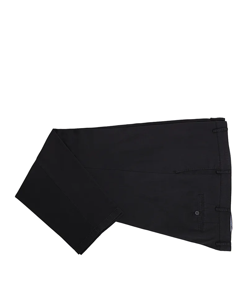Kaiserhoff PLUS SIZE Ανδρικό Βαμβακερό Chinos Παντελόνι Modern Fit σε Μαύρο