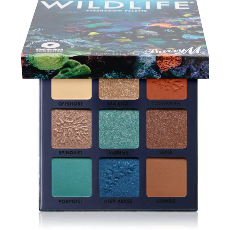 Barry M Wildlife Ocean Παλέτα σκιών για τα μάτια 10,8 γρ