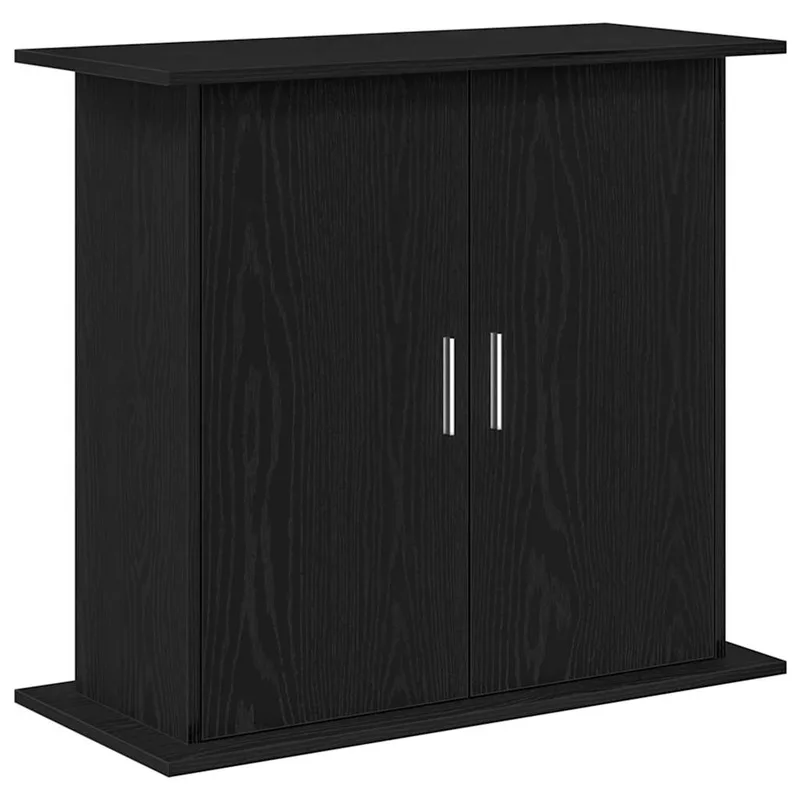 vidaXL Βάση Ενυδρείου Μαύρη Δρυς 81x36x73 εκ. από Τεχνητό Ξύλο