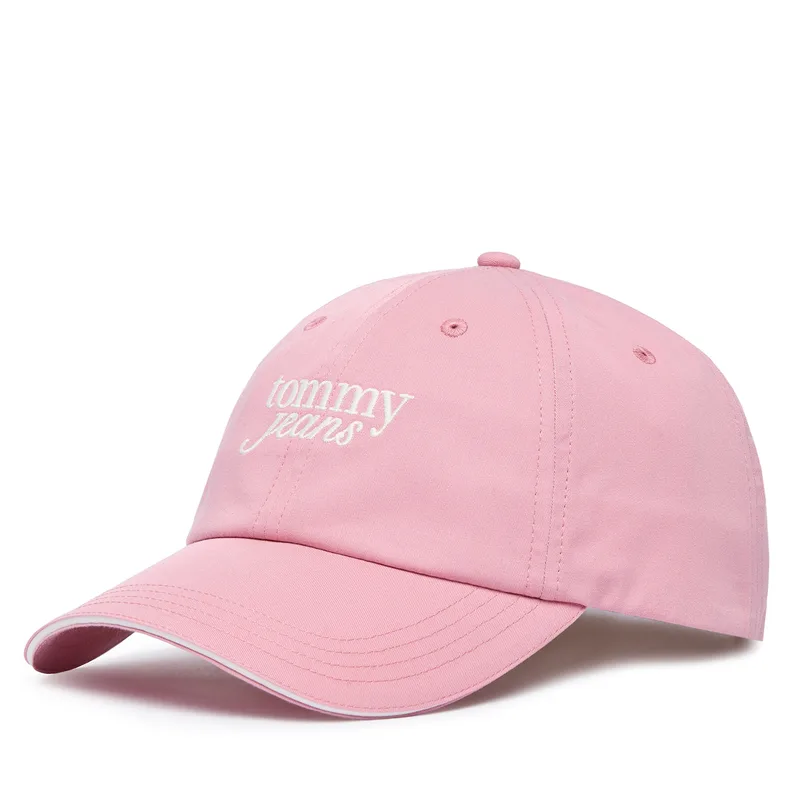 Καπέλο Jockey Tommy Jeans Script AW0AW18973 Ανοιχτό ροζ