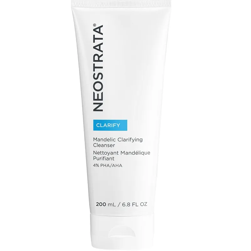 Neostrata Clarify Mandelic Clarifying Facial Gel Cleanser 4% PHA Gel Καθαρισμού Προσώπου Κατάλληλο για Λιπαρό ή με Τάση Ακμής Δέρμα 200ml
