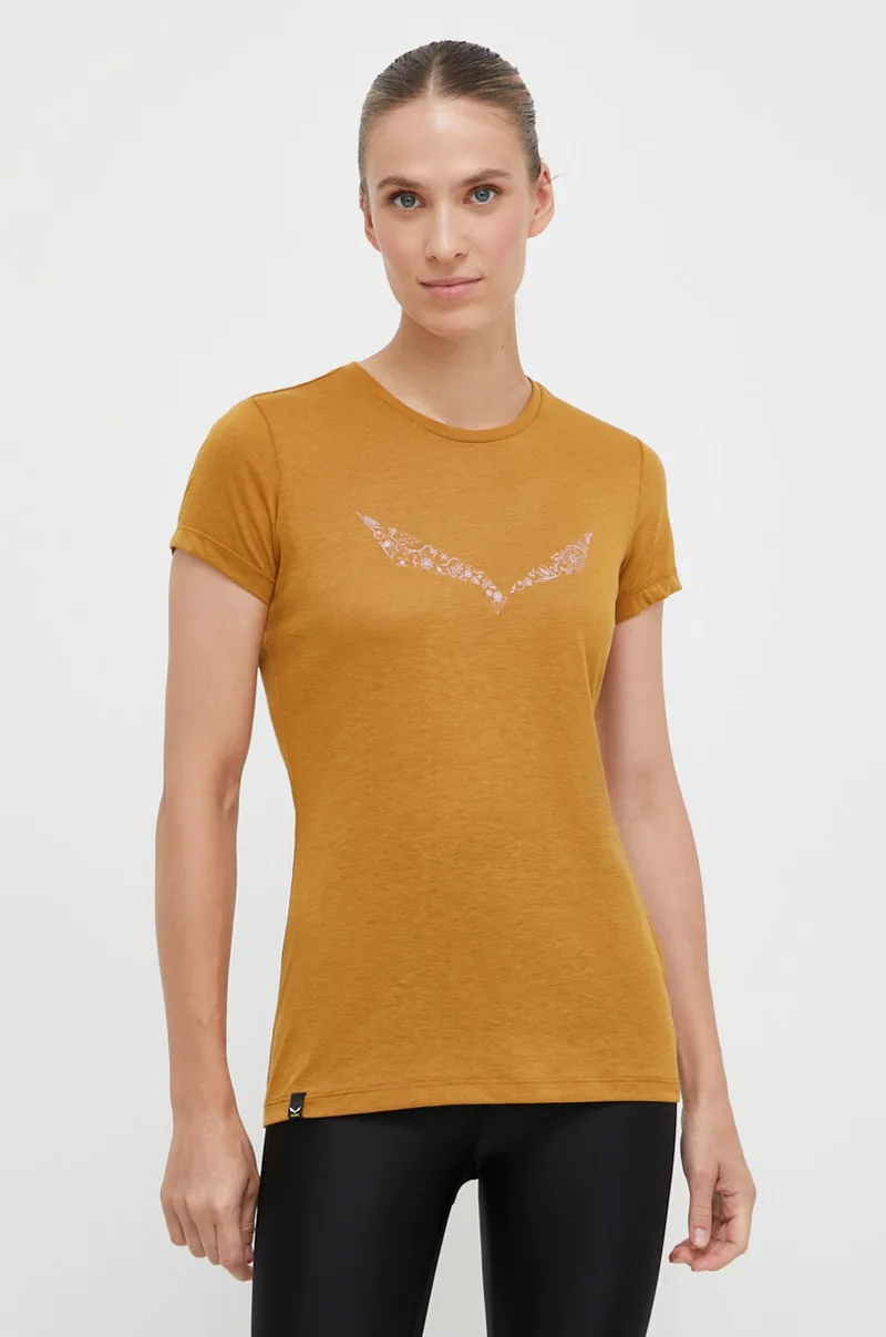 Αθλητικό μπλουζάκι Salewa Solidlogo
