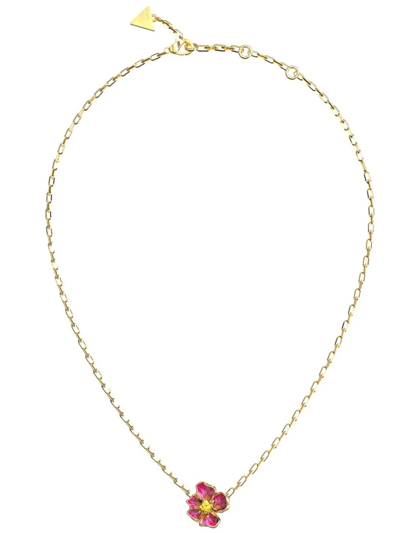GUESS Κολιέ από Ανοξείδωτο ατσάλι Χρυσό (Μήκος 45.70cm) JUBN06107JWYGMCT/U