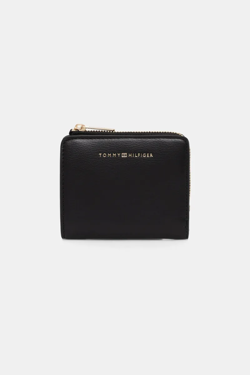 Tommy Hilfiger γυναικείο πορτοφόλι με λογότυπο - AW0AW18124 Μαύρο
