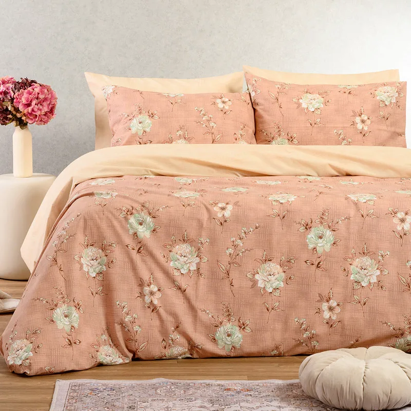 Σεντόνια Μονά Σετ Melinen Casual Gianna Rose - ΜΕ ΛΑΣΤΙΧΟ 100x200+32