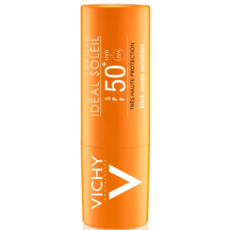 Ideal Soleil Stick Zones Sensibles Spf50+, 9gr - Vichy,Αντηλιακό Στικ Πολύ Υψηλής Προστασίας των Ευαίσθητων Ζωνών της Επιδερμίδα