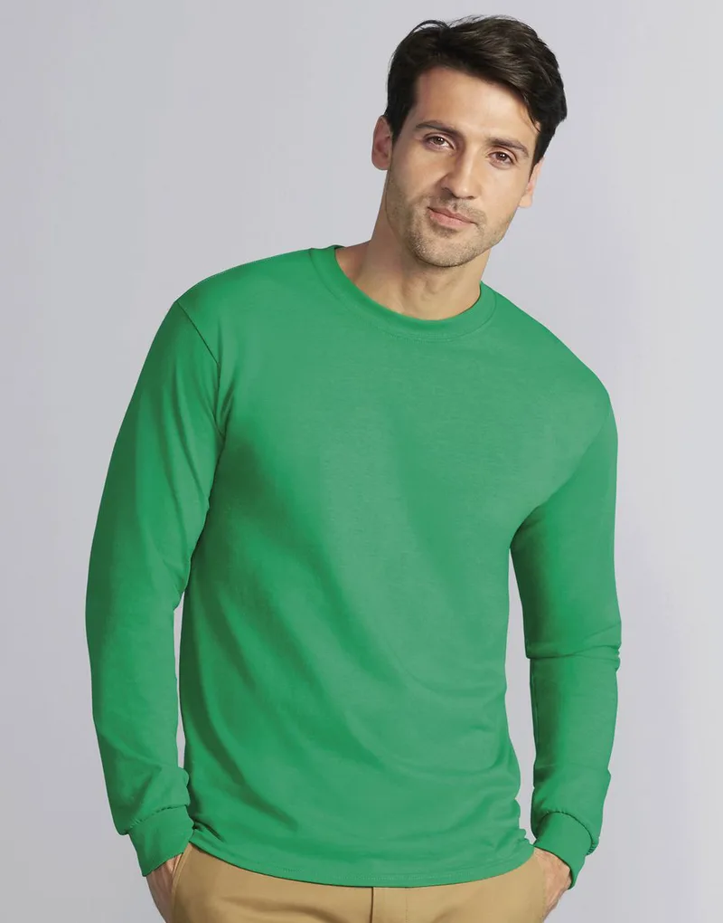 Μακρυμάνικο T-Shirt 2400 Gildan Ultra Cotton Irish Green