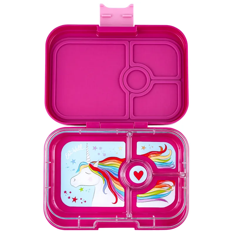 Φαγητοδοχείο Yumbox Panino 4 θέσεων - Malibu Purple/Unicorn