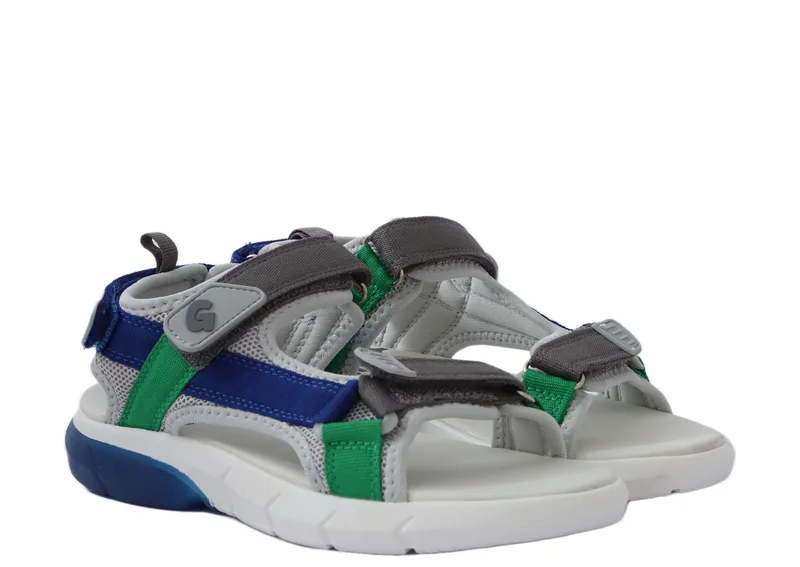 Σανδάλια Garvalin Cintas No 28-35 232840-GRIS Y AZUL ELÉCTRICO Unisex Παιδικό