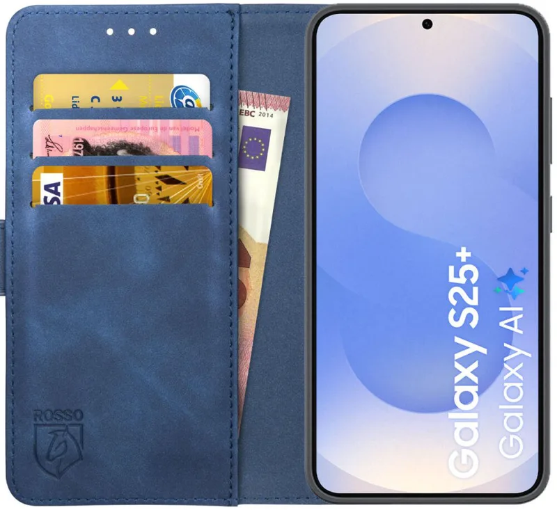 Θήκη Samsung Galaxy S25 Plus Κόκκινο Element PU Πορτοφόλι - Blue (8719246463150)