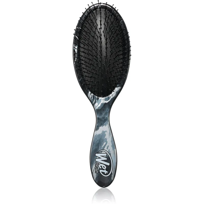 Wet Brush Original Detangler βούρτσα για εύκολο χτένισμα μαλλιών Metalic marble - onyx 1 τμχ