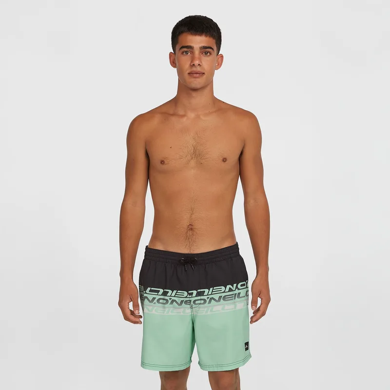 O'NEILL CALI STRIPE 16'' SWIM SHORTS ΠΡΑΣΙΝΟ