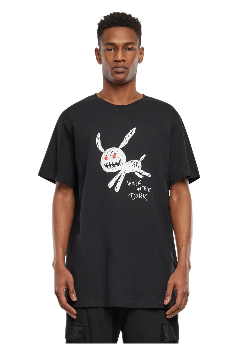 Walk In The Dark Tee Mister Tee MT3058-00007 Black