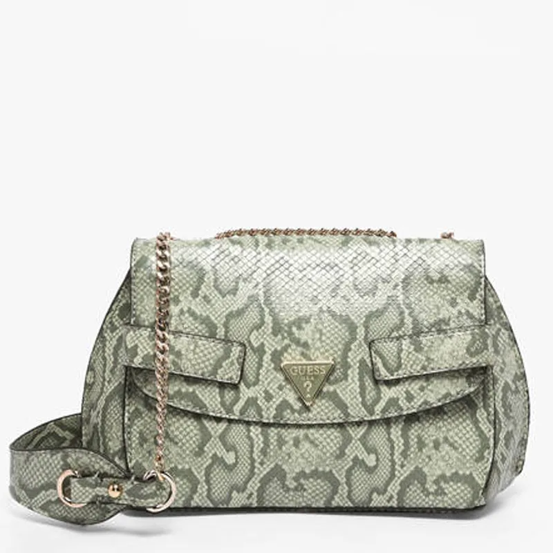 GUESS SERENOVA CNVRTBLE XBODY FLAP ΤΣΑΝΤΑ ΓΥΝΑΙΚΕΙΟ HWKG8091210 LIGHT SAGE MULTI