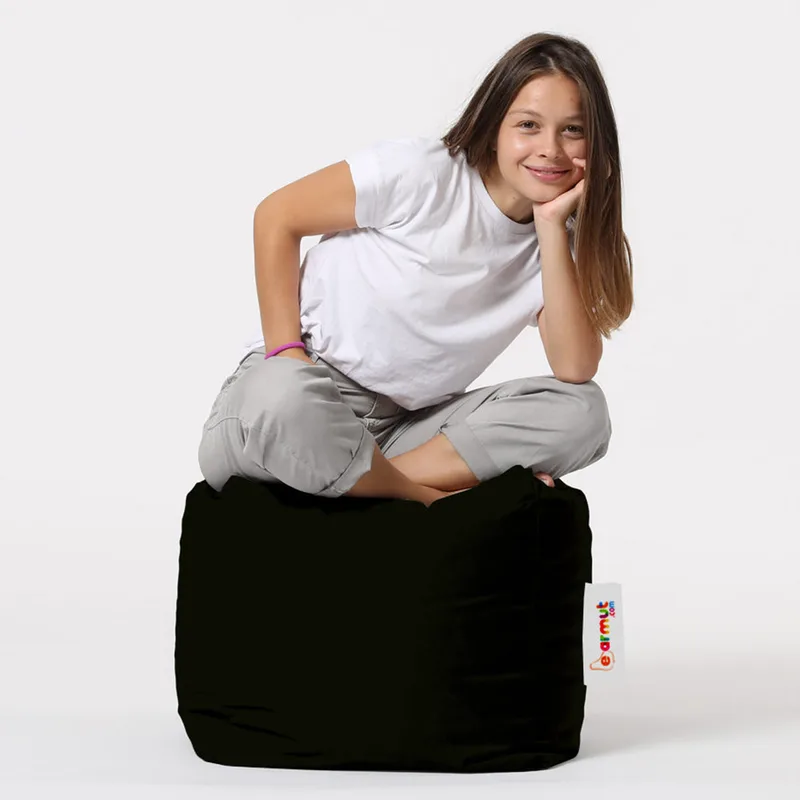Πουφ Εξωτερικού Χώρου Square Pouf - Black 248Frn1306 (45x45x45)