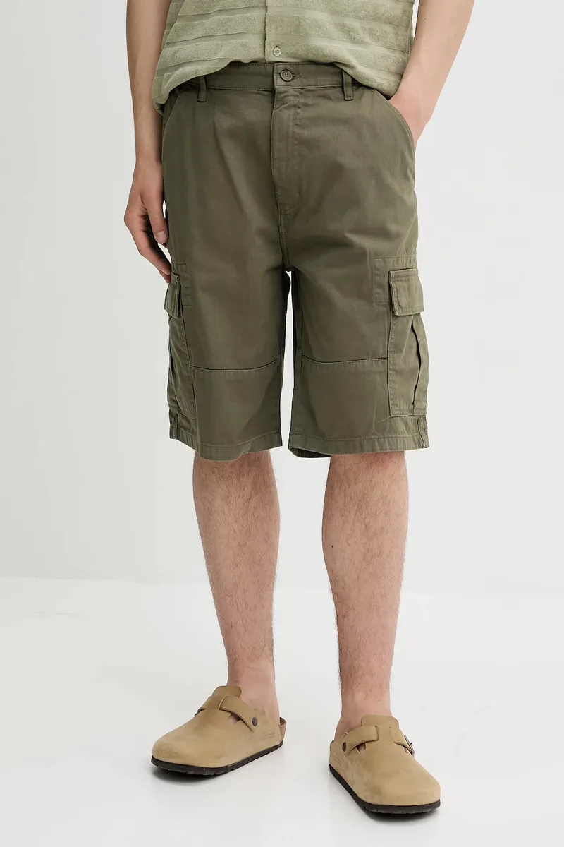 Guess Ανδρική Βερμούδα Cargo M5GD45WGCV1-G8EV Πράσινο