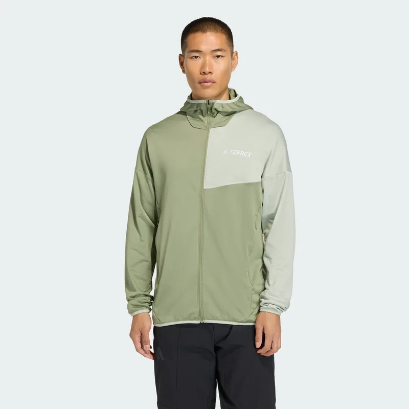 adidas Terrex M Xperior Climawarm Light Fleece Hooded Jacket (9000258539_91411)