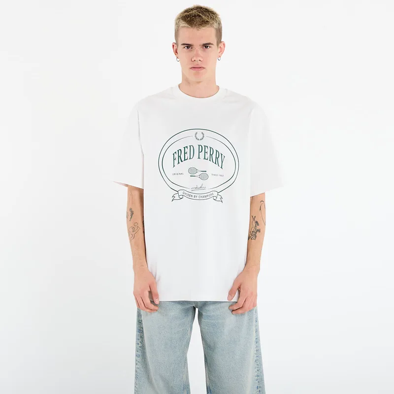 T-shirt FRED PERRY Chosen By Champions T-Shirt Snow White M