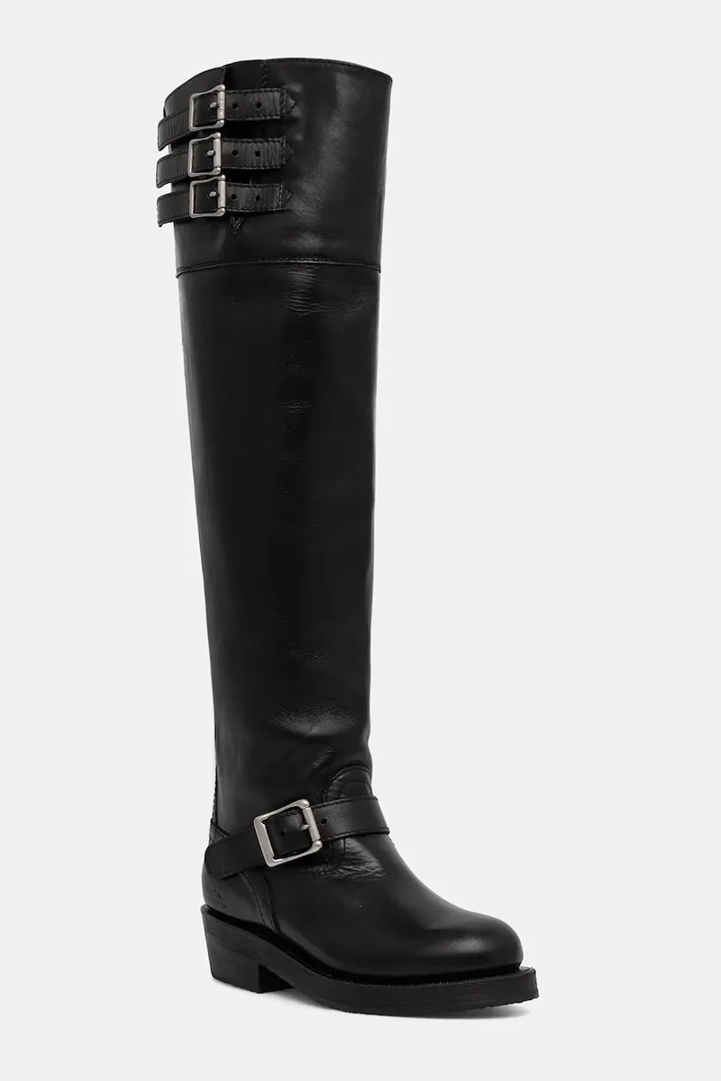Δερμάτινες μπότες Polo Ralph Lauren Biker Boot