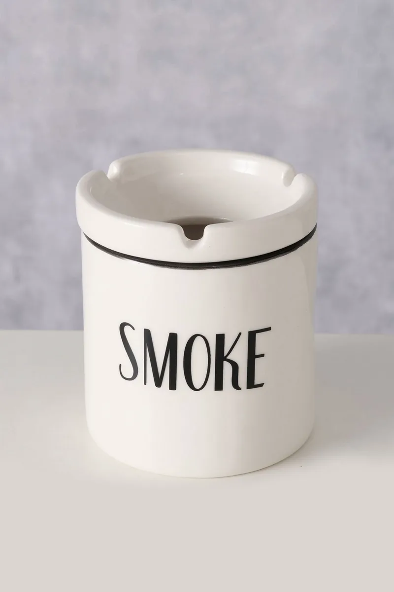DOMUS HOMUS κεραμικό σταχτοδοχείο "Smoke" 10 x 9 cm - 20-24-166