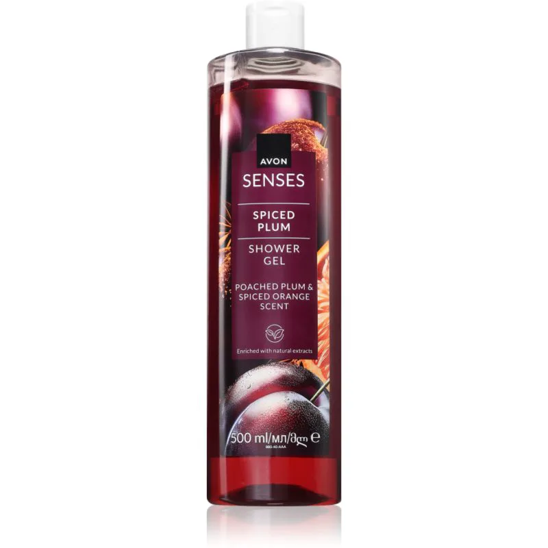 Avon Senses Spiced Plum τζελ για ντους 500 ml