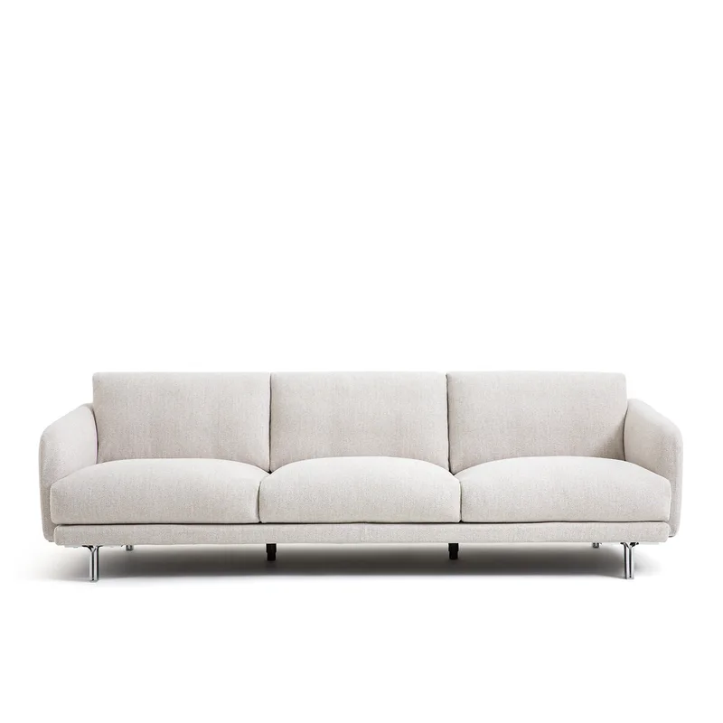 Καναπές με τουίντ ταπετσαρία Μ101xΠ221xΥ76cm