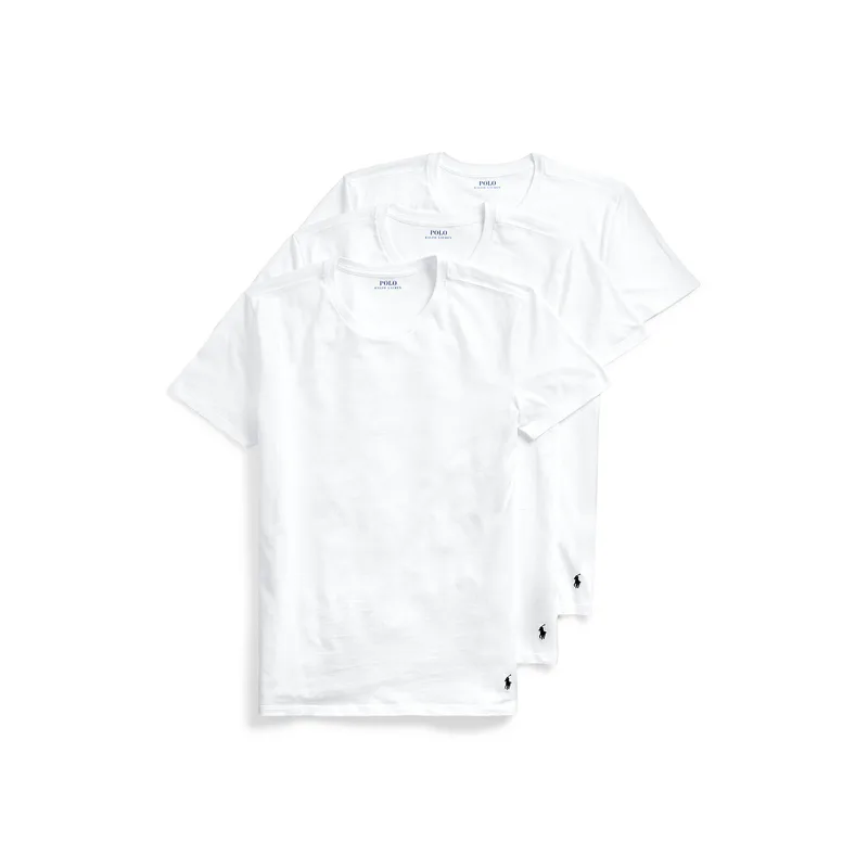 Polo Ralph Lauren Σετ t-shirts Classic Crew 714830304003 Λευκό Regular Fit