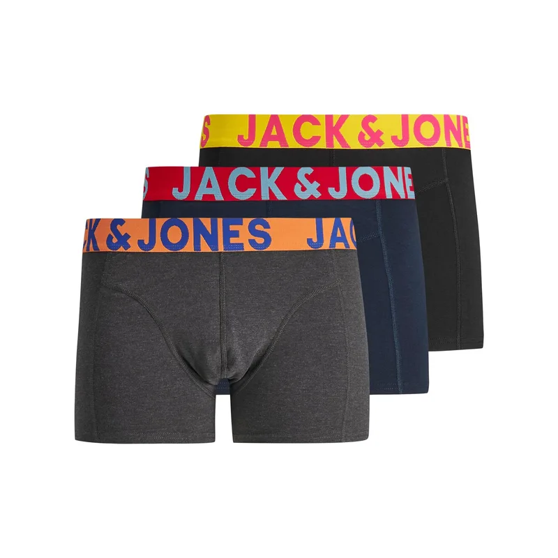 Jack & Jones Σετ μποξεράκια Crazy Solid 12151349 Έγχρωμο