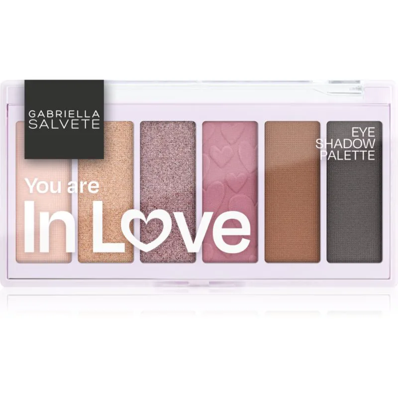Gabriella Salvete Eyeshadow 6 Shades Palette παλέτα με σκιές ματιών απόχρωση You are in Love 12 γρ