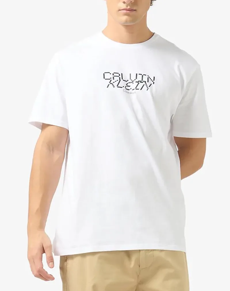CALVIN KLEIN JEANS SS 30s WHSL SP CALVIN FUTURA GRA LV14RE818G-YAA White