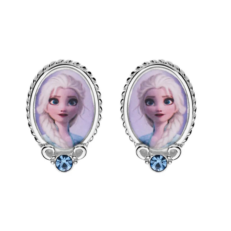 DISNEY Σκουλαρίκια Από Ασήμι Elsa Frozen ES00016SRJL.CS