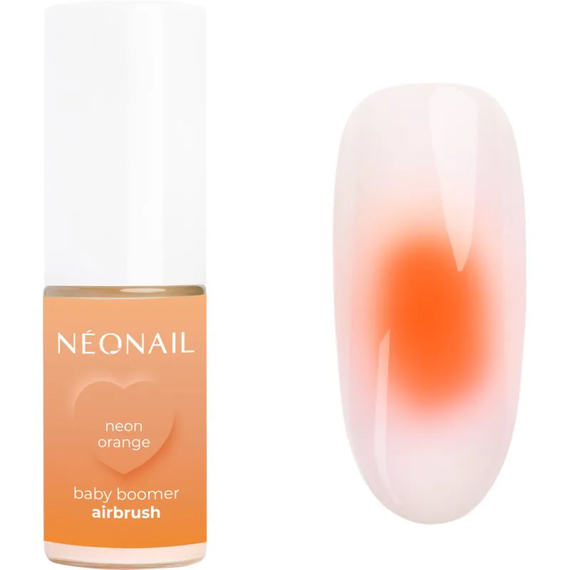 NEONAIL Baby Boomer Airbrush πούδρα με χρώμα Για τα νύχια απόχρωση Neon Πορτοκαλί 5 γρ