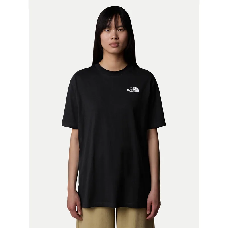 The North Face T-Shirt Simple Dome NF0A87NQ Μαύρο Oversize