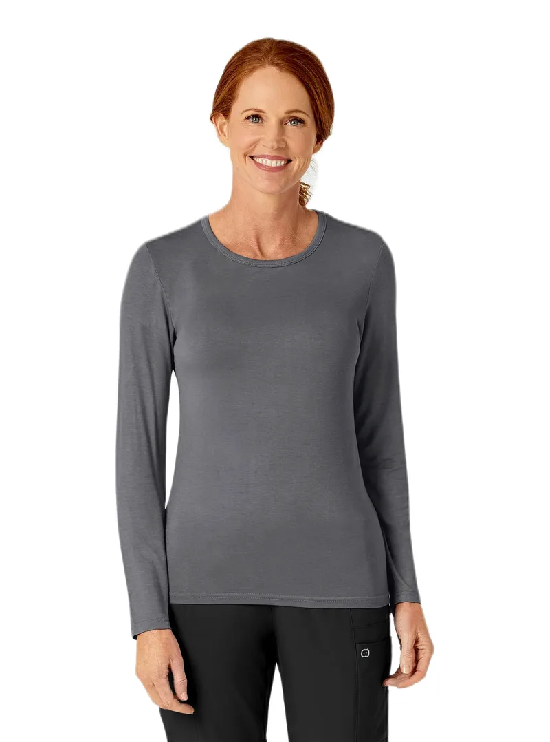 Μπλούζα Γυναικεία Yγειονομικών Wonderwink Silky Tee Pewter 1+1 ΔΩΡΟ