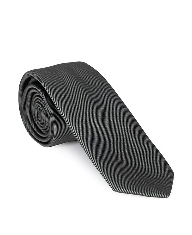 Hugo Ανδρική Γραβάτα Slim Με Ribbed Υφή