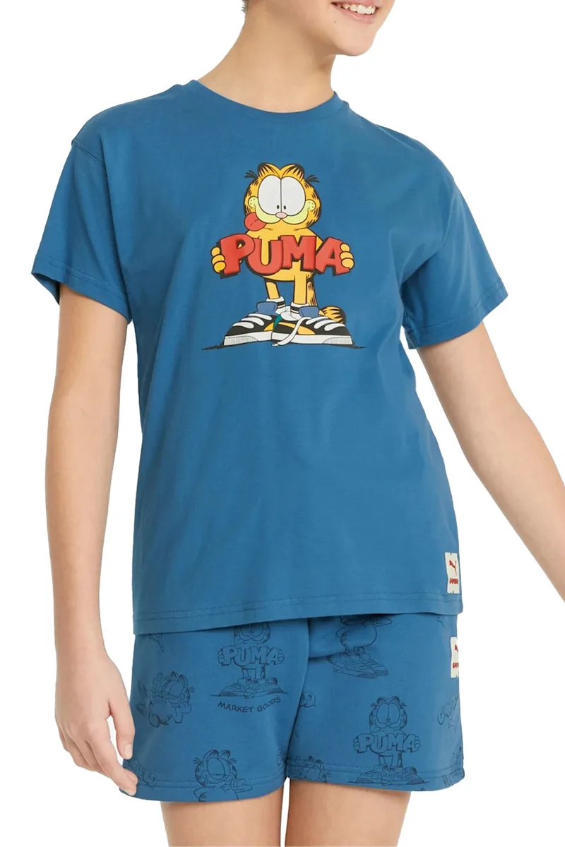 Μπλούζα Κοντομάνικη Puma x Garfield Graphic Tee 533429-48 Unisex Παιδικό