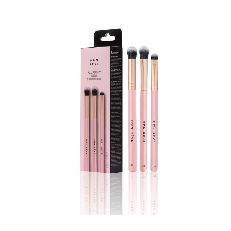 All About Eyes 3 Pcs Brush Set