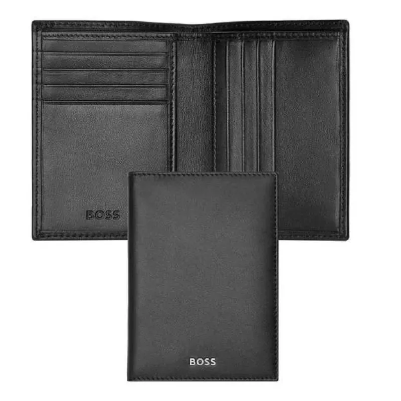 Ανδρική καρτοθήκη Hugo Boss Classic Smooth Black HLE403A HLE403A