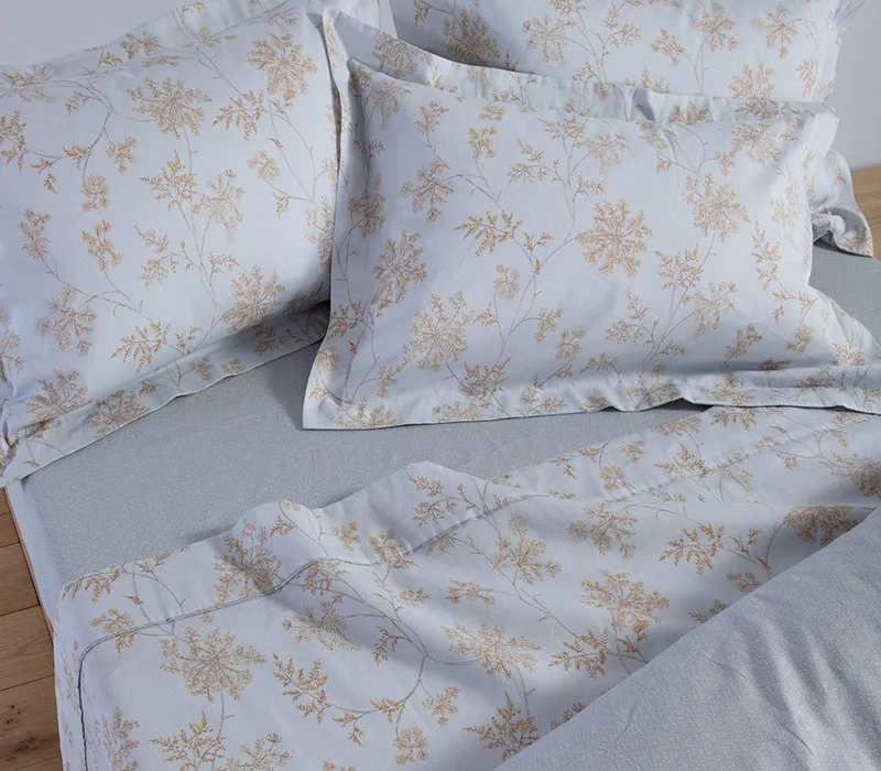 Σεντόνια Υπέρδιπλα (Σετ) Nef-Nef Homeware Premium Foxy Silver Blue